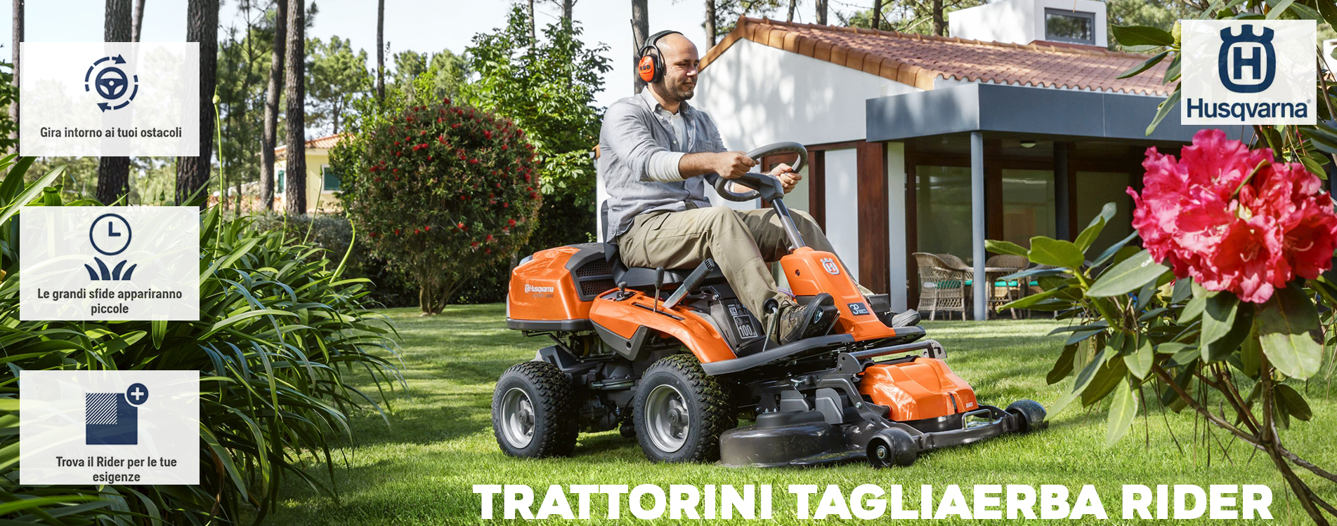 Trattorini Husqvarna Rider